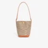Petit sac seau en raphia