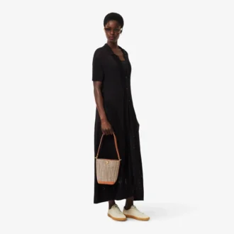 Petit sac seau en raphia