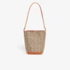 Petit sac seau en raphia
