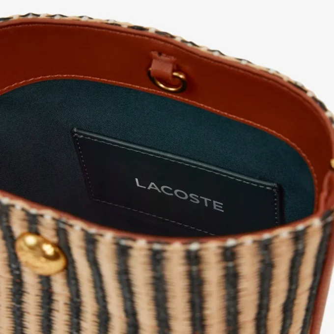 Petit sac seau en raphia
