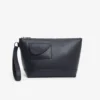 Pochette en cuir grainé Lacoste Club