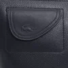 Pochette en cuir grainé Lacoste Club