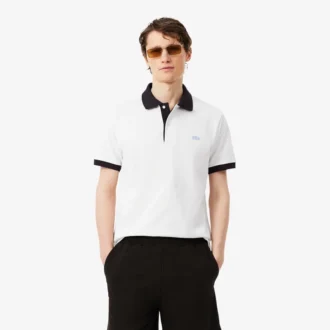 Polo Classic Fit à bordures contrastées