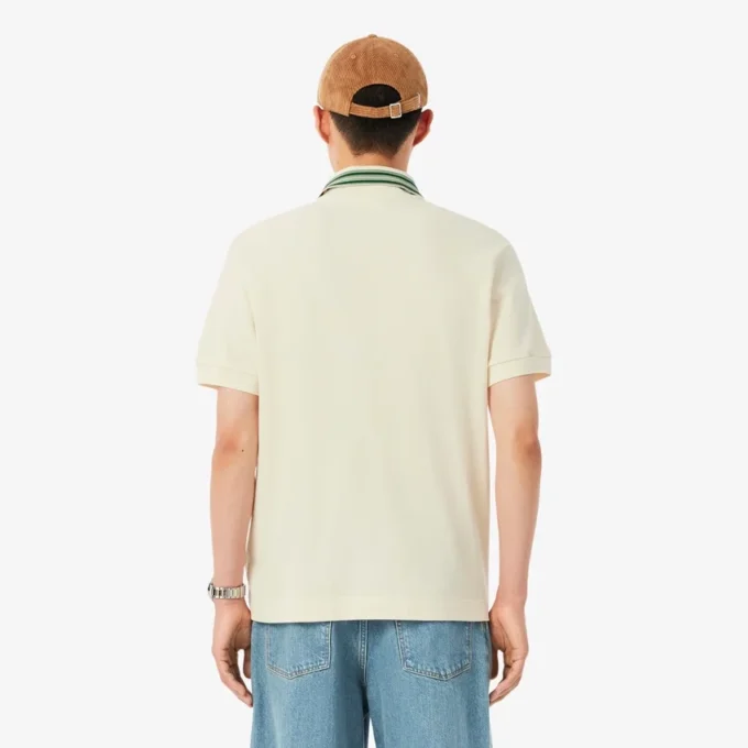 Polo à col rayé coupe classique « Made in France » pour homme Polo à col rayé coupe classique « Made in France » pour homme