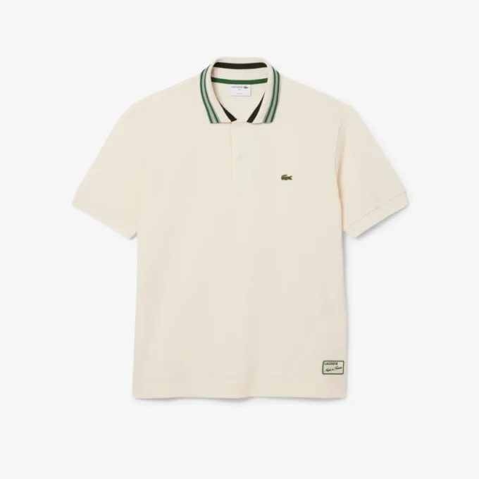 Polo à col rayé coupe classique « Made in France » pour homme Polo à col rayé coupe classique « Made in France » pour homme