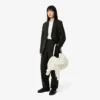 Polo court en coton stretch sans coutures 3D pour femme Polo court en coton stretch sans coutures 3D pour femme
