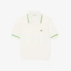 Polo court en coton stretch sans coutures 3D pour femme Polo court en coton stretch sans coutures 3D pour femme