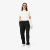 Polo court en coton stretch sans coutures 3D pour femme Polo court en coton stretch sans coutures 3D pour femme