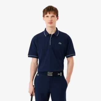 Polo de golf en mini-piqué thermorégulateur