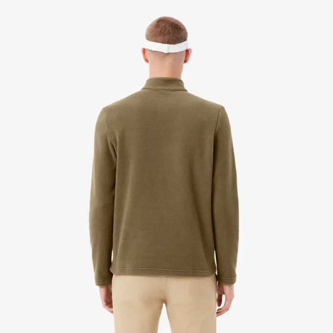 Polo de golf en polaire à fermeture éclair quart de longueur pour homme Polo de golf en polaire à fermeture éclair quart de longueur pour homme