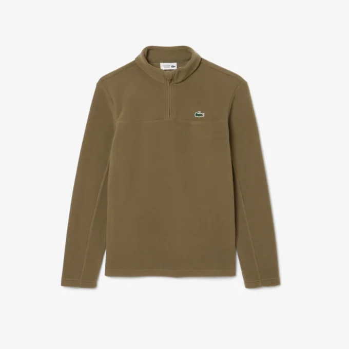 Polo de golf en polaire à fermeture éclair quart de longueur pour homme Polo de golf en polaire à fermeture éclair quart de longueur pour homme