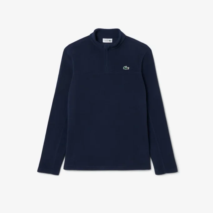 Polo de golf en polaire à fermeture éclair quart de longueur pour homme Polo de golf en polaire à fermeture éclair quart de longueur pour homme