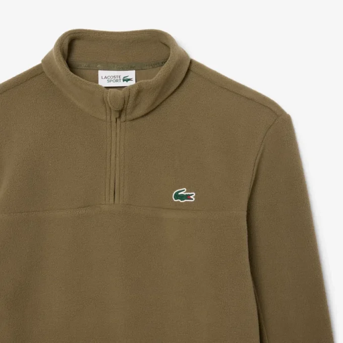 Polo de golf en polaire à fermeture éclair quart de longueur pour homme Polo de golf en polaire à fermeture éclair quart de longueur pour homme