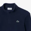 Polo de golf en polaire à fermeture éclair quart de longueur pour homme Polo de golf en polaire à fermeture éclair quart de longueur pour homme