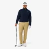 Polo de golf en polaire à fermeture éclair quart de longueur pour homme Polo de golf en polaire à fermeture éclair quart de longueur pour homme