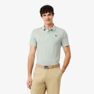 Polo de golf imprimé, coupe classique