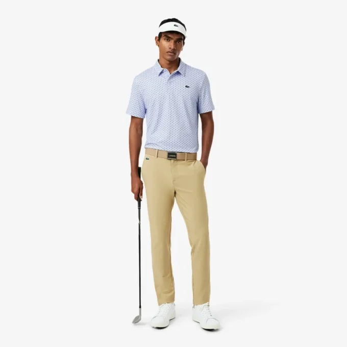 Polo de golf imprimé, coupe classique Polo de golf imprimé, coupe classique