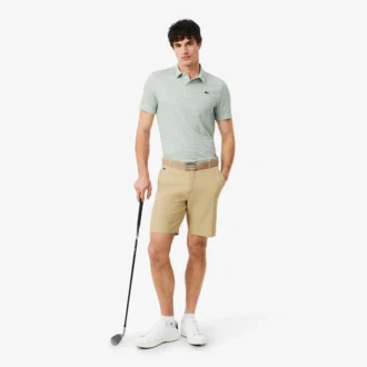 Polo de golf imprimé, coupe classique