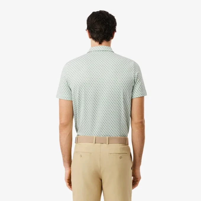 Polo de golf imprimé, coupe classique Polo de golf imprimé, coupe classique