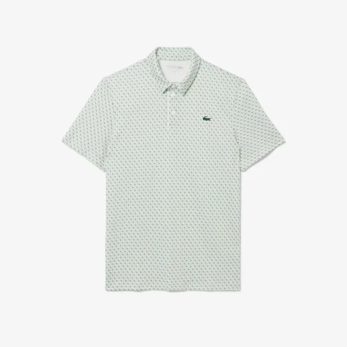 Polo de golf imprimé, coupe classique Polo de golf imprimé, coupe classique