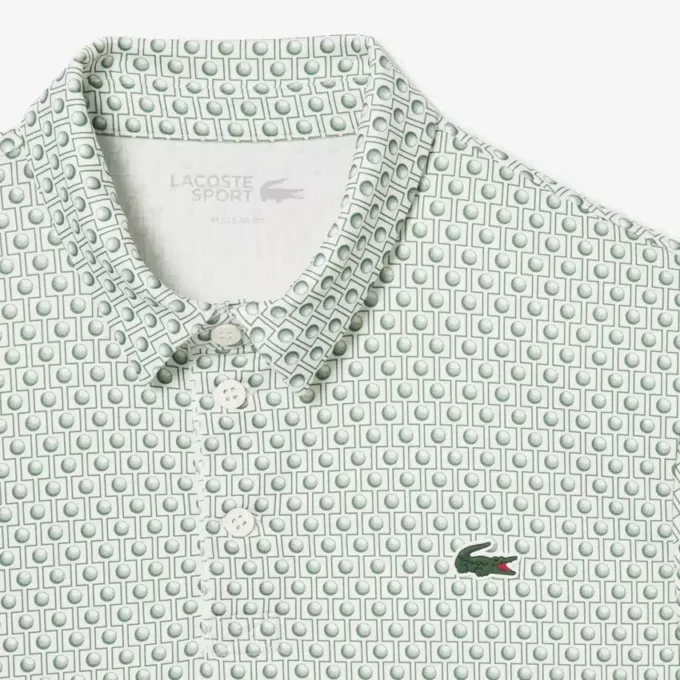 Polo de golf imprimé, coupe classique Polo de golf imprimé, coupe classique