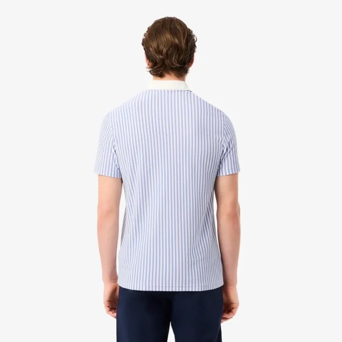Polo de golf rayé thermorégulateur pour homme Polo de golf rayé thermorégulateur pour homme
