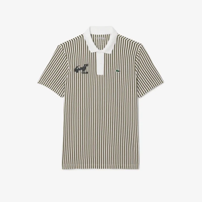 Polo de golf rayé thermorégulateur pour homme Polo de golf rayé thermorégulateur pour homme