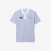 Polo de golf rayé thermorégulateur pour homme Polo de golf rayé thermorégulateur pour homme