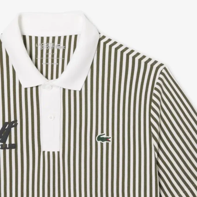 Polo de golf rayé thermorégulateur pour homme Polo de golf rayé thermorégulateur pour homme