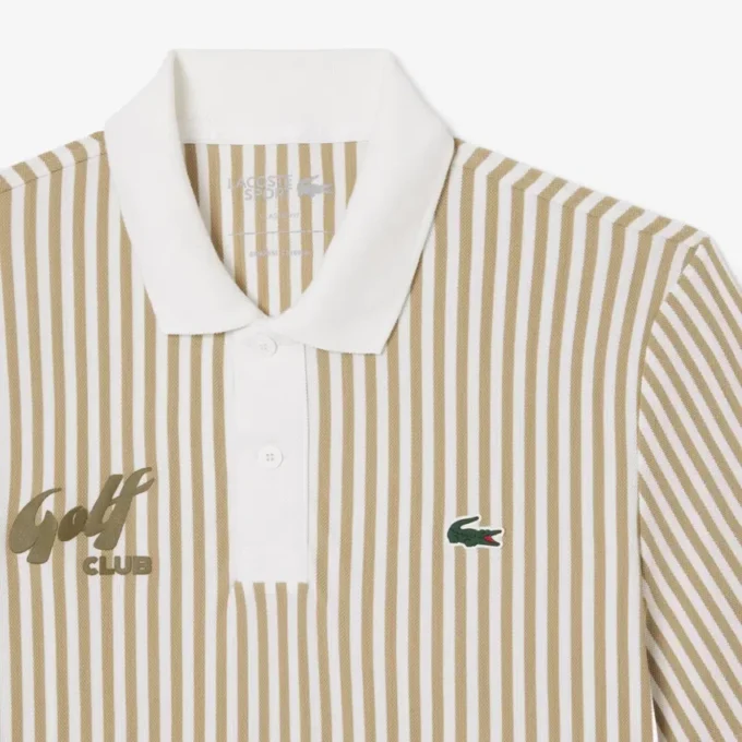 Polo de golf rayé thermorégulateur pour homme Polo de golf rayé thermorégulateur pour homme