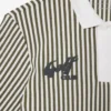 Polo de golf rayé thermorégulateur pour homme Polo de golf rayé thermorégulateur pour homme
