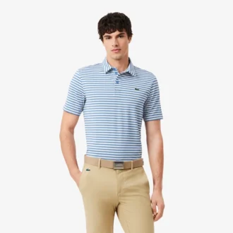 Polo de golf rayé Ultra Dry coupe classique
