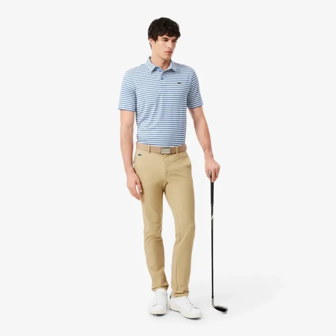 Polo de golf rayé Ultra Dry coupe classique