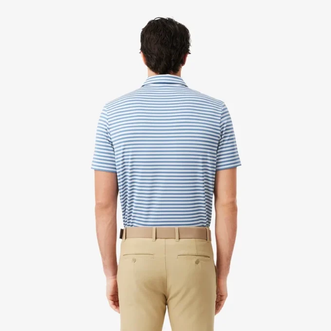 Polo de golf rayé Ultra Dry coupe classique