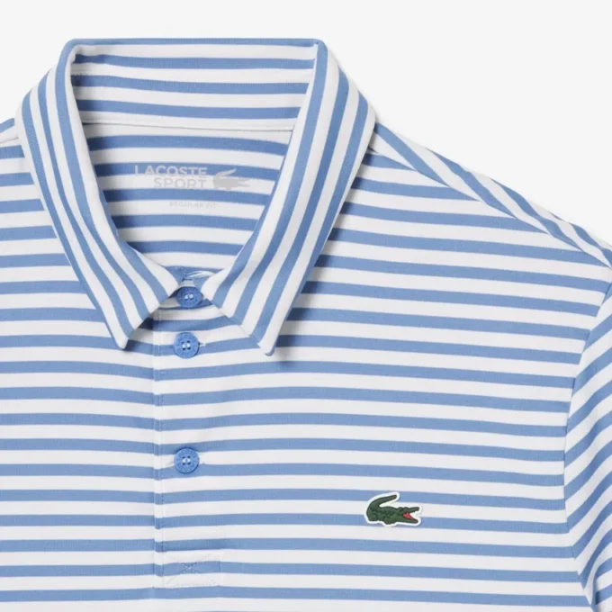 Polo de golf rayé Ultra Dry coupe classique