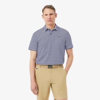 Polo de golf rayé Ultra Dry coupe Regular