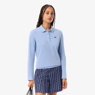 Polo de golf thermorégulateur et anti-UV pour femme