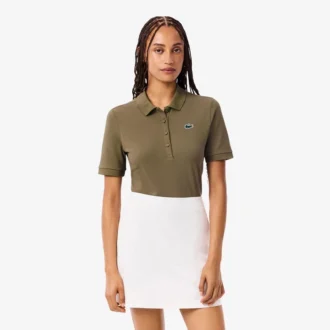 Polo de golf thermorégulateur slim fit pour femme