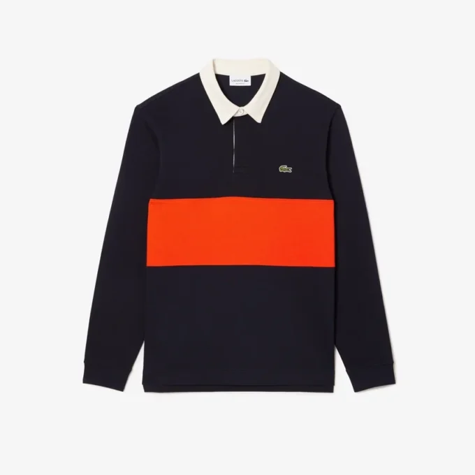 Polo de rugby en coton coupe décontractée pour homme Polo de rugby en coton coupe décontractée pour homme