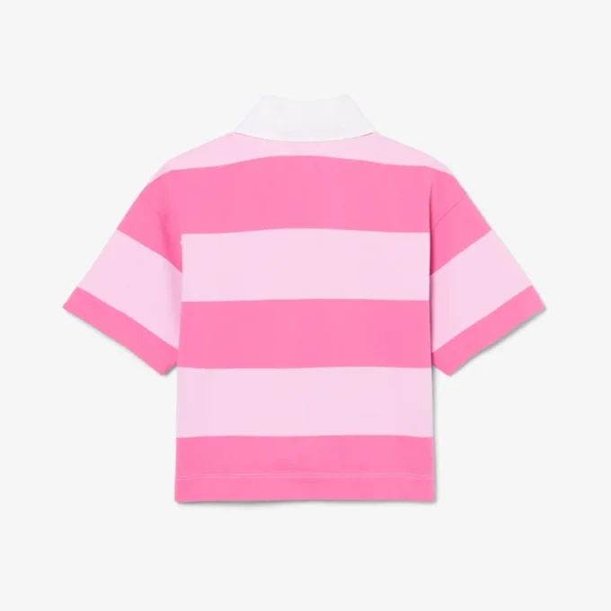 Polo de rugby oversize en coton rayé Polo de rugby oversize en coton rayé