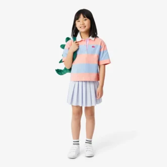 Polo de rugby oversize en coton rayé