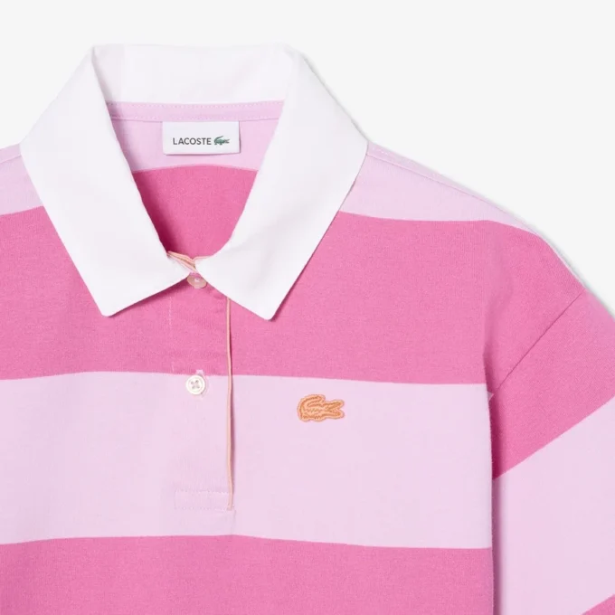 Polo de rugby oversize en coton rayé Polo de rugby oversize en coton rayé