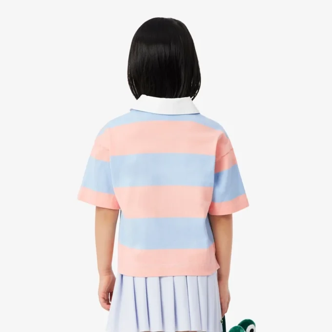 Polo de rugby oversize en coton rayé Polo de rugby oversize en coton rayé