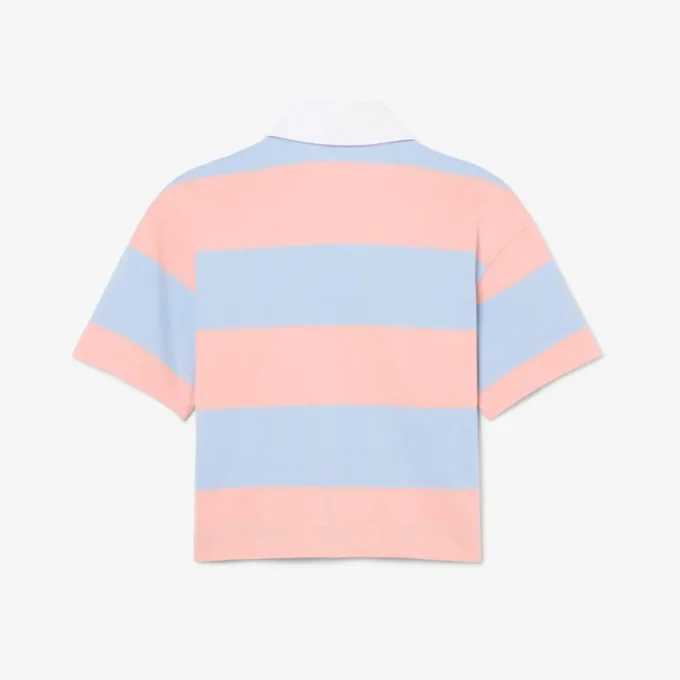 Polo de rugby oversize en coton rayé Polo de rugby oversize en coton rayé