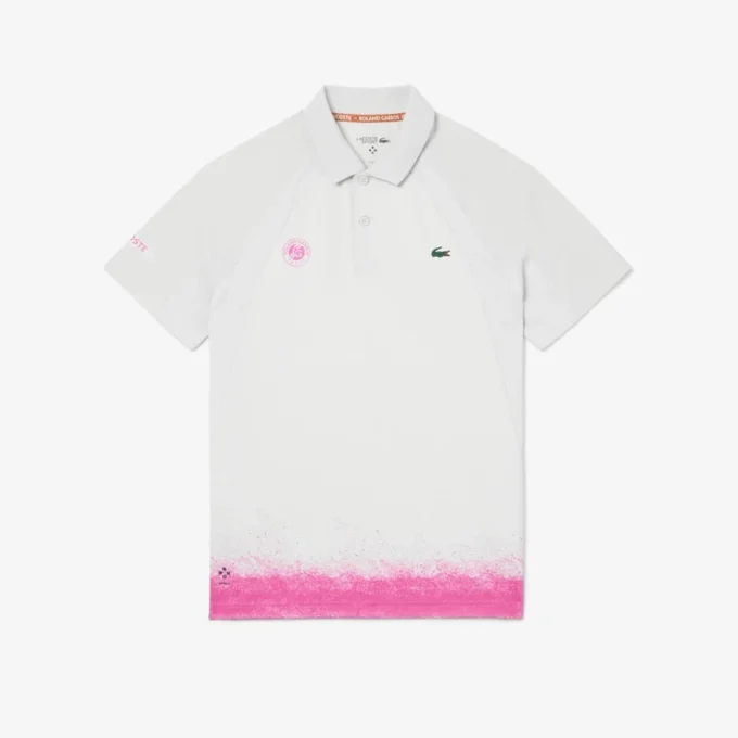 Polo de sport slim fit pour homme, édition Roland Garros Polo de sport slim fit pour homme, édition Roland Garros