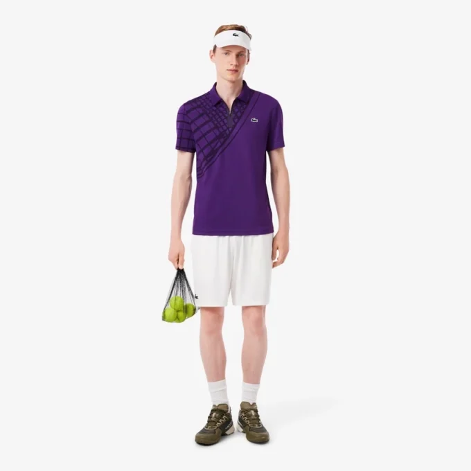 Polo de tennis slim fit imprimé Ultra Dry pour homme Polo de tennis slim fit imprimé Ultra Dry pour homme