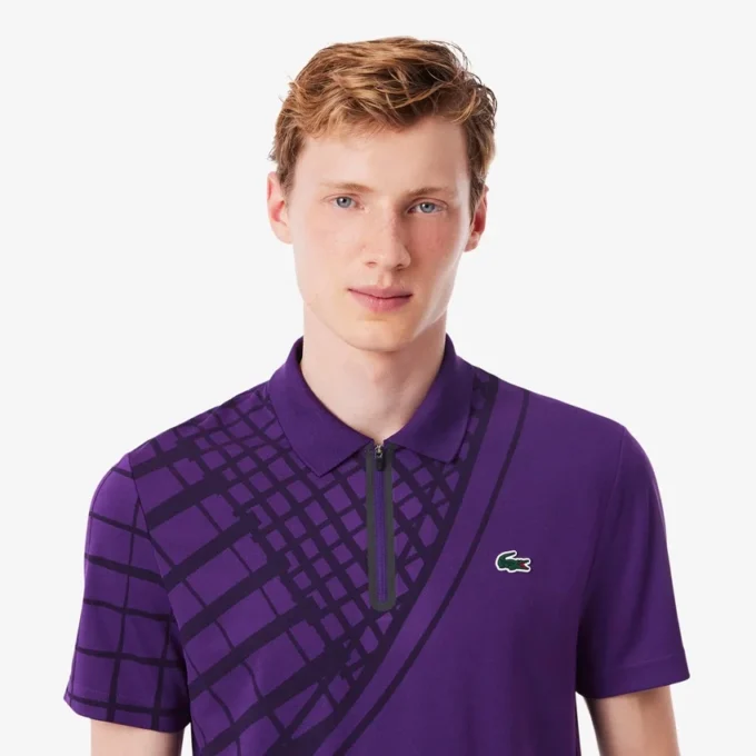 Polo de tennis slim fit imprimé Ultra Dry pour homme Polo de tennis slim fit imprimé Ultra Dry pour homme