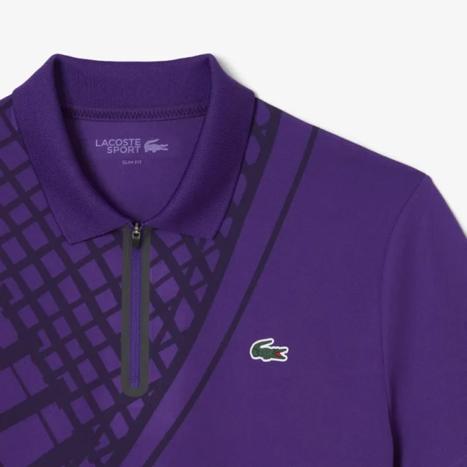 Polo de tennis slim fit imprimé Ultra Dry pour homme Polo de tennis slim fit imprimé Ultra Dry pour homme