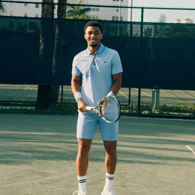 Polo de tennis slim fit imprimé Ultra Dry pour homme Polo de tennis slim fit imprimé Ultra Dry pour homme