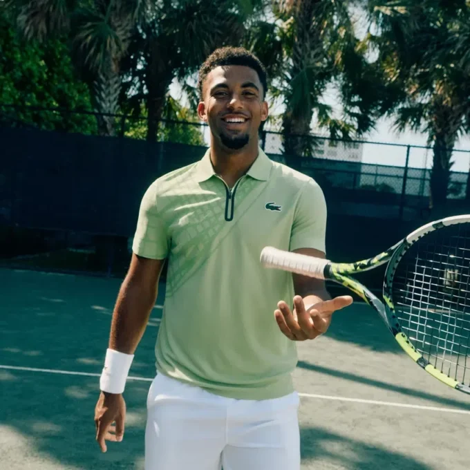 Polo de tennis slim fit imprimé Ultra Dry pour homme Polo de tennis slim fit imprimé Ultra Dry pour homme